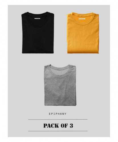 Plain Basic 3 color T shirt by Epiphany Clothing