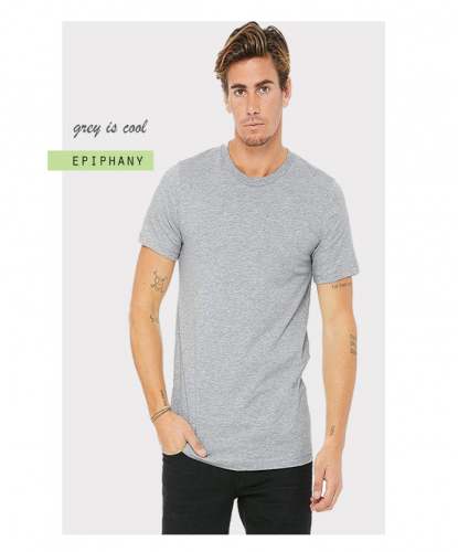 Plain Grey t shirt by Epiphany Clothing