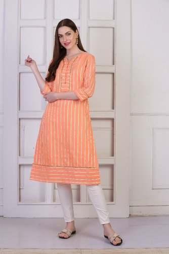 Chanderi Kurti  by Jivitha Creations