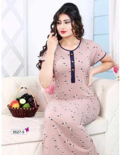 Ladies Cotton Nighty by mannat fashion