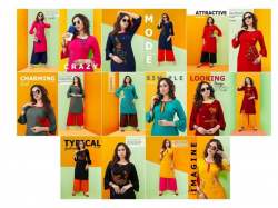 Mannat Women Kurta and Palazzo Set Rayon