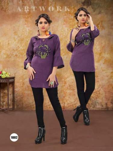 Women Embroidered Khadi Cotton A-line Kurta
