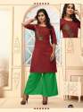 Women Kurta and Palazzo Set Pure Cotton & Palazzo thumb 4