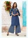 Women Kurta and Palazzo Set Pure Cotton thumb 3