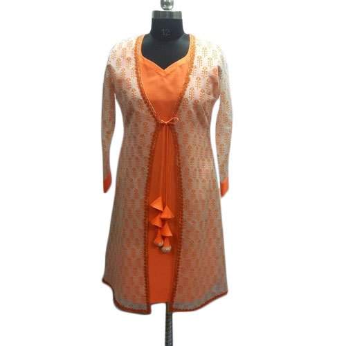 Jacket Style Double layered Kurti  by Rayeesa Fashions