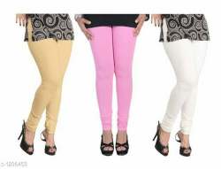 Lycra Plain Leggings 