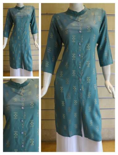 Stylish Green Palazzo kurti 