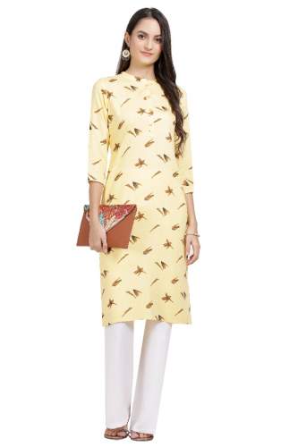 Stylish Rayon casual wear kurti by Diva Fashions