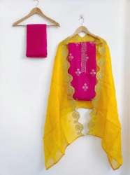 Designer Silk Dress Material By Yadgar Enterprise