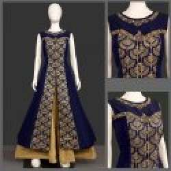 Fancy Ladies Silk Gown