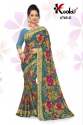 Floral Print Digital Printed Sarees