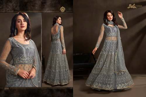 Georgette Heavy Party Wear Gown