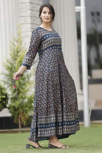 Ladies Ethnic Anarkali Kurti by Donkhorias Company