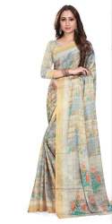 Light Shade Ladies Printed Saree