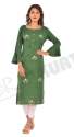 Rayon straight kurtis