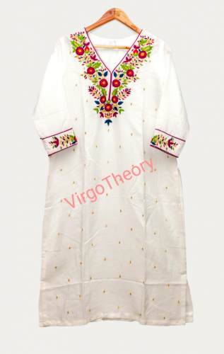 Customize Hand work Kurti by VIRGO THEORY