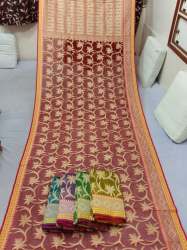 Designer Kora Georgette Saree For Womens