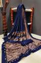 Fancy laycra sarees thumb 2