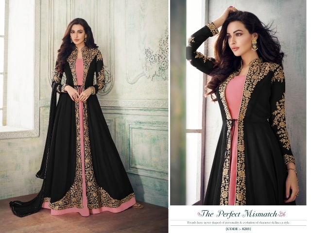 fox georgette dress