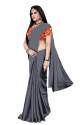 Ultra satin silk saree thumb 5