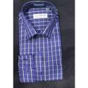 Collar Neck Cotton Mens Casual Check Shirt