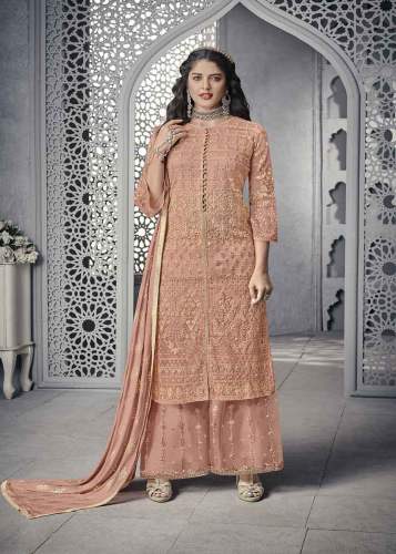DESIGNER PLAZZO SUIT by Shree Ambica Textiles