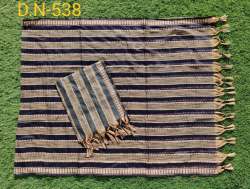 Brown Chanderi cotton Duppata