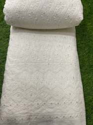 Dyeable Embroidered Fabric 