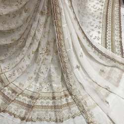 Dyeable Lehenga Choli Fabric 