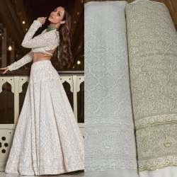 Latest pure viscose Georgette Lehenga Fabric