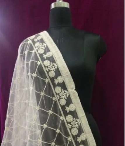 Net Heavy Embroidery Dupatta 