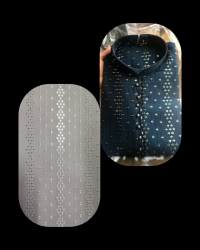 Pure Viscose Dola Silk Embroidered Fabric