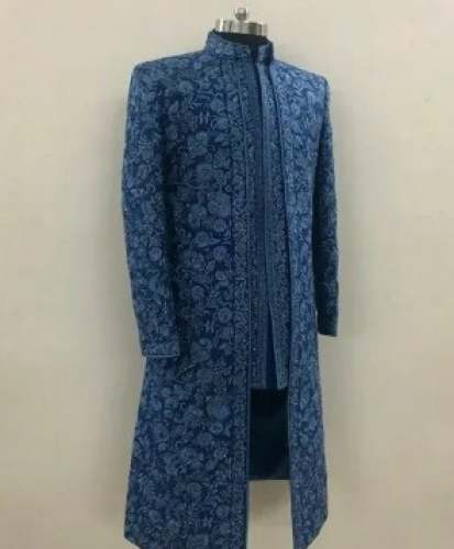 Wedding Sherwani Embroidery Fabric
