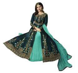 Exclusive Long Semi stitched Anarkali dress