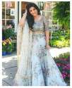 Reception wear Nylon Net Lehenga  thumb 1