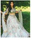 Reception wear Nylon Net Lehenga  thumb 2