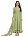 Stylish Georgette Anarkali Semi stitched Dress thumb 3
