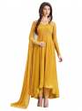 Stylish Georgette Anarkali Semi stitched Dress thumb 4