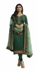 Stylish Green Churidar Suit