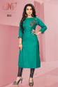 Stylish rubi cotton Embroidered Kurti 