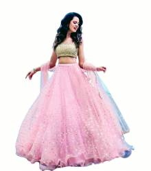 Wedding wear Light Pink Lehenga choli