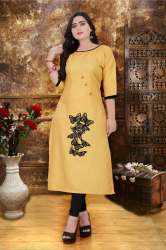 Dori Work Cotton kurti