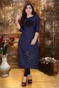 Dori Work Cotton kurti thumb 4