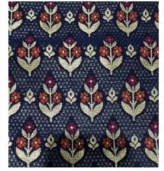 jari yarn weaved Jacquard Fabric