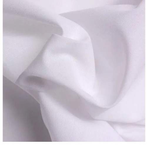 Polyester Cotton Grey Fabric by Om Weave Tex