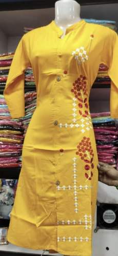 Straight Kurtis by Global Impex Agency