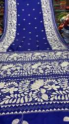 Kantha work Silk Blended Saree by RamShyam