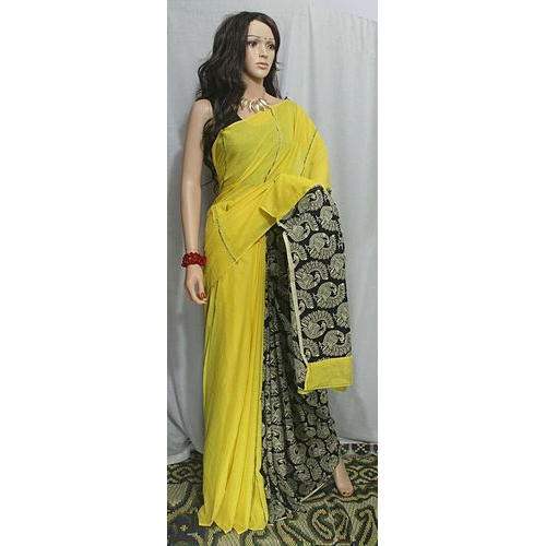 Khesh Cotton Saree for Ladies by Ram Shyam Handicrafts