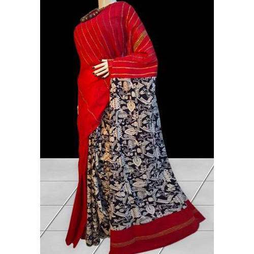Ladies Digital Print Cotton Saree by Ram Shyam Handicrafts
