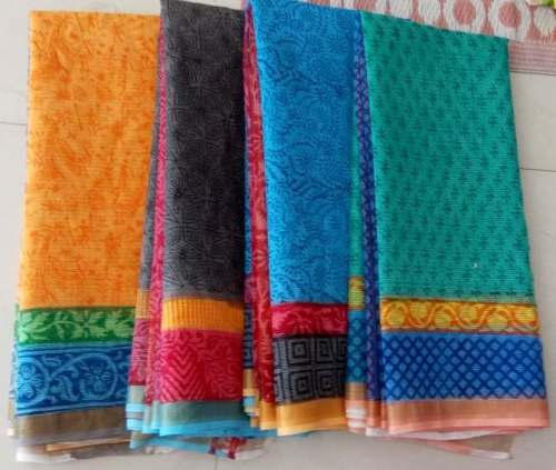 Jaipuri Block printed saree